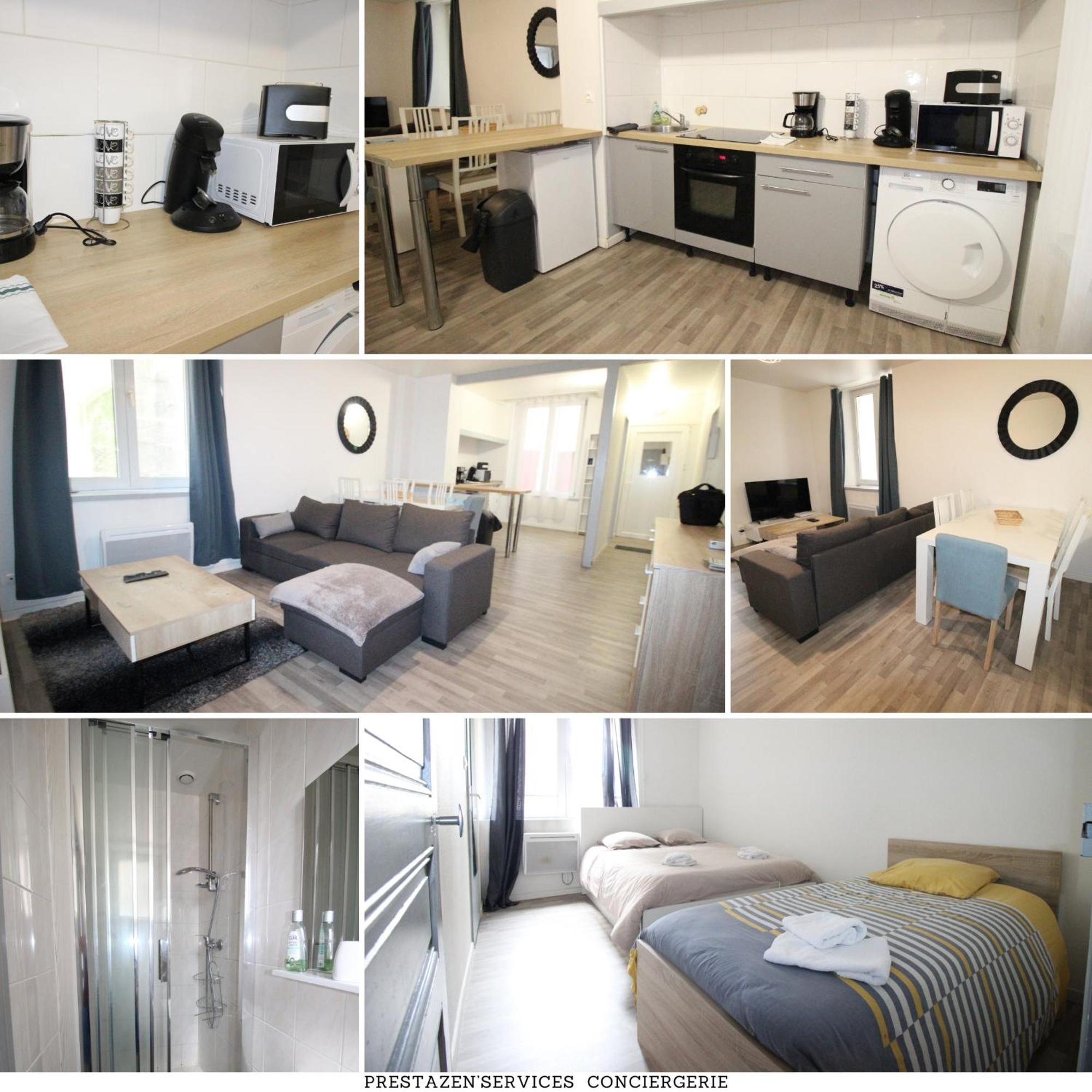 - Centre - 3 Couchages - Proche Gare - 1 - 5 Personnes - Wifi - Gere Par Presta-zen'services Apartment *